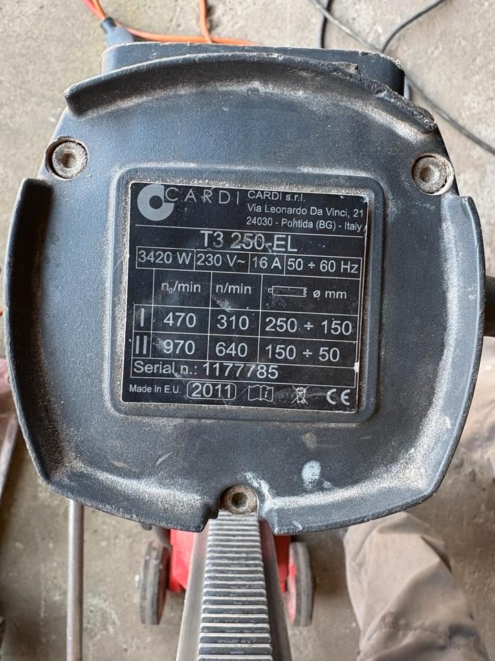 Jadrová vŕtačka Cardi T3 250EL do priemeru 250mm