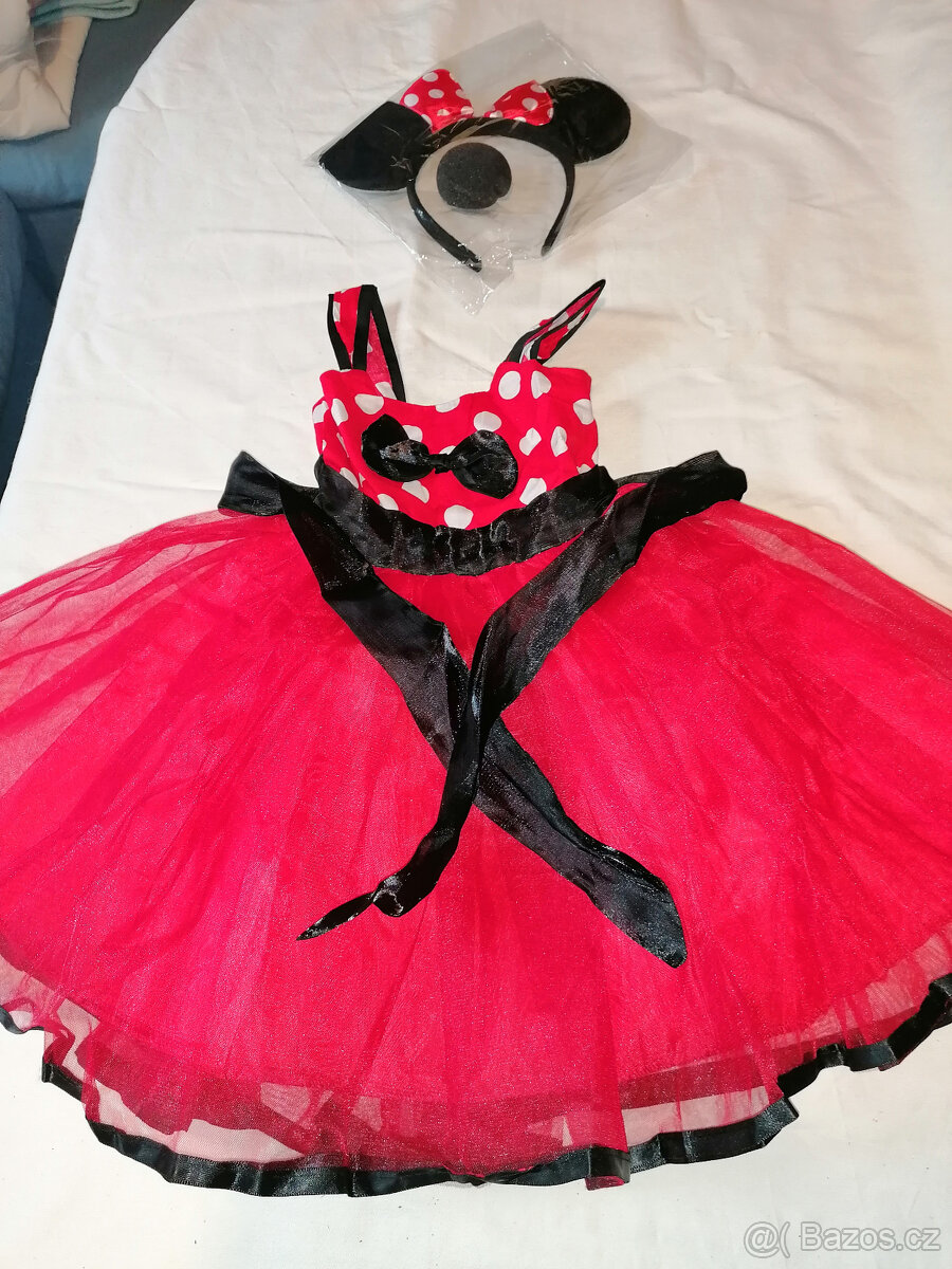 dívčí kostým Minnie vel.90