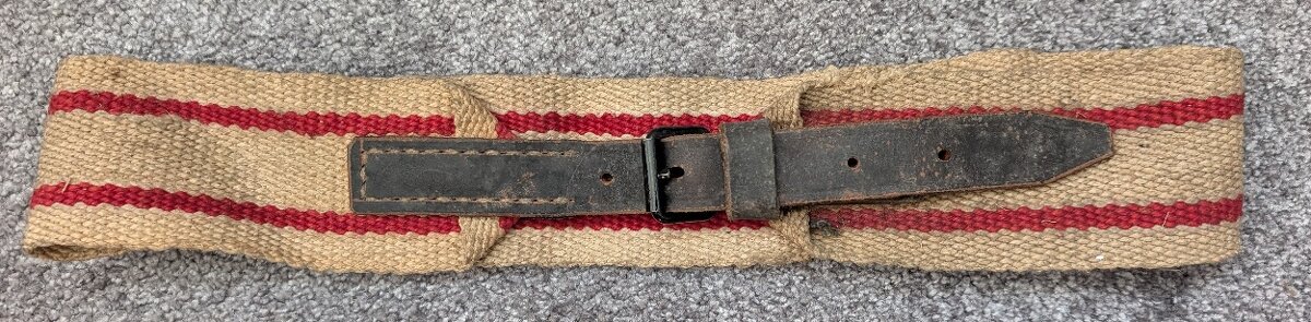Starý hasičský opasek