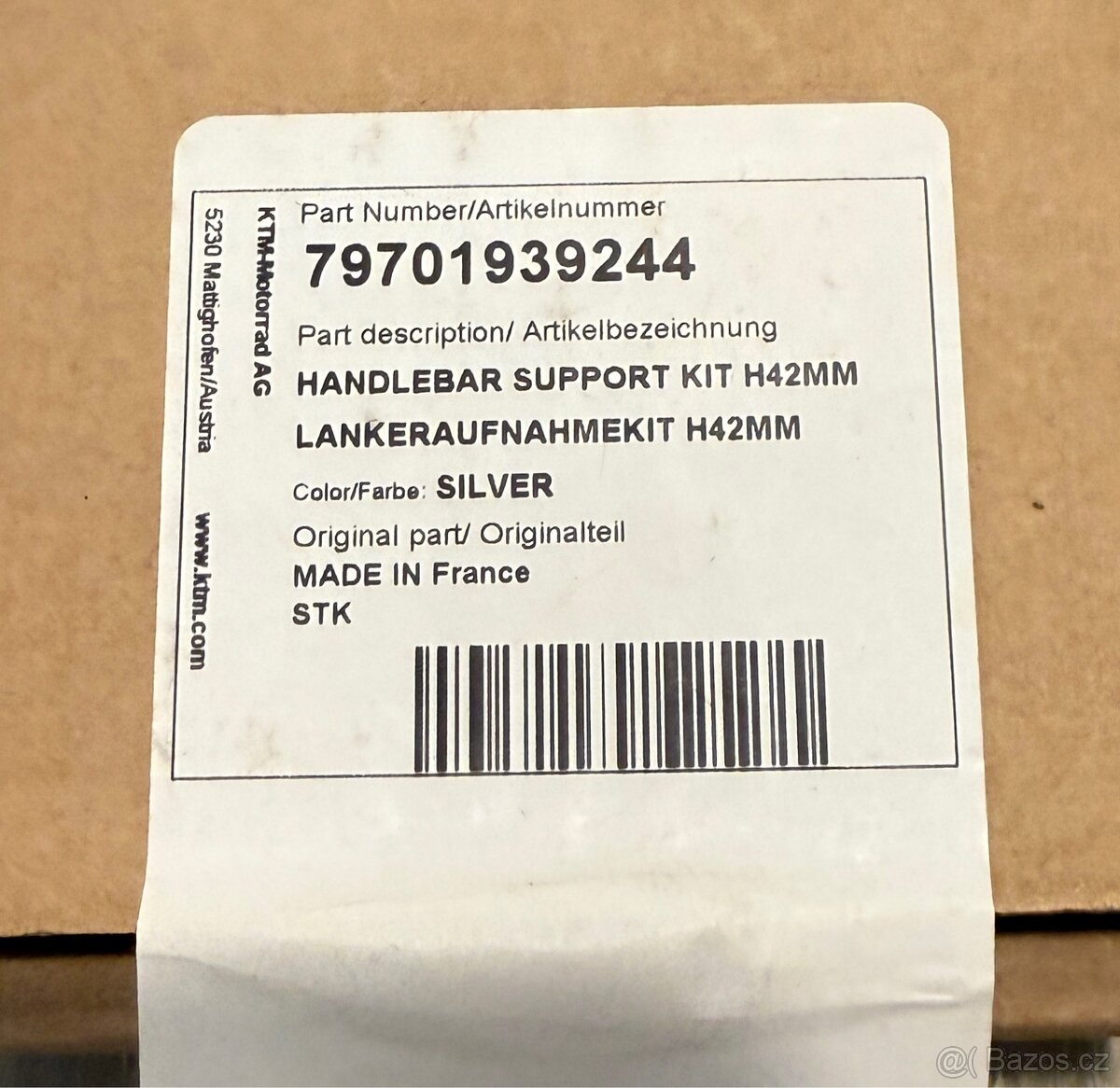 Zvýšení řídítek KTM, Husqvarna, Gas Gas 42mm