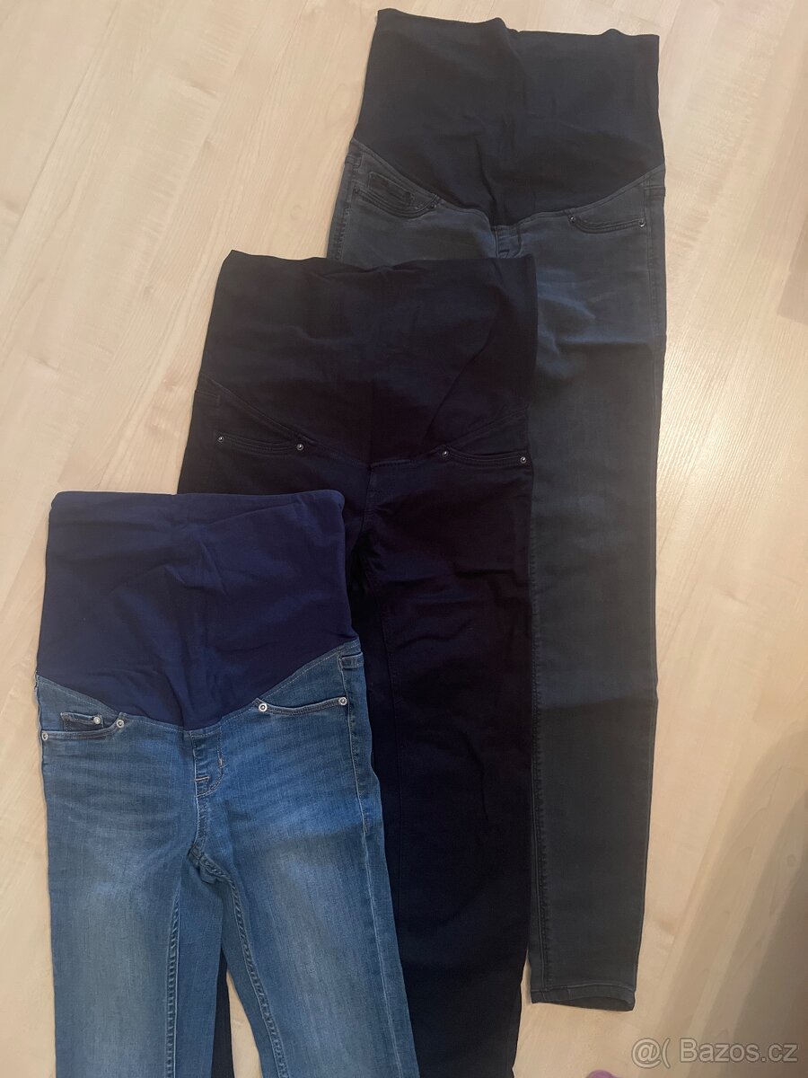 Těhotenské jeans H&M Mama - vel. 34