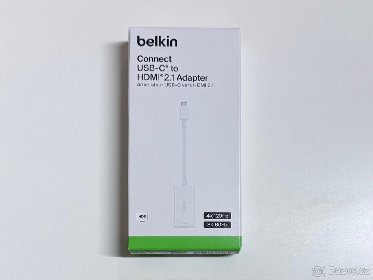 - Adapter Belkin USB-C to Hdmi 2.1 -