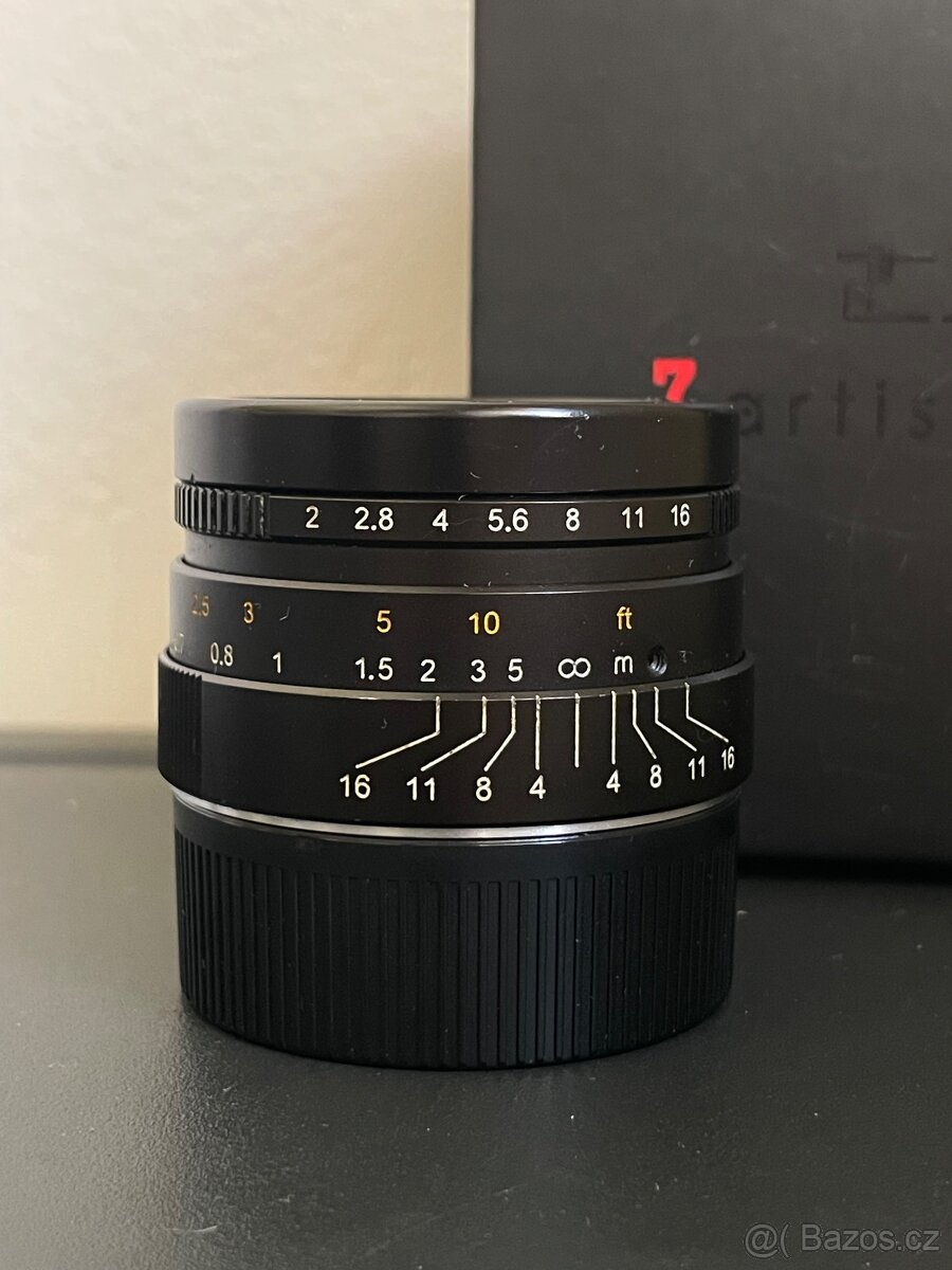 7Artisans 35mm f/2 M Mount full frame objektiv (Leica M)