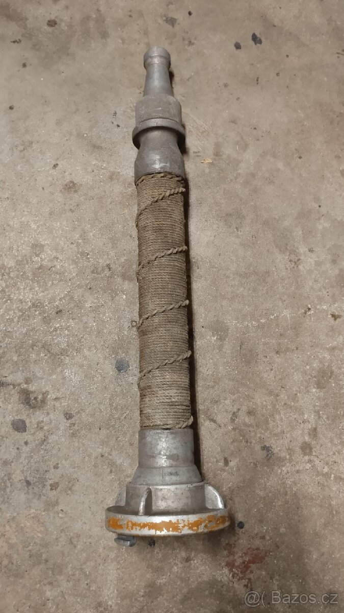 Hasičská proudnice hliník s B spojkou a opletem