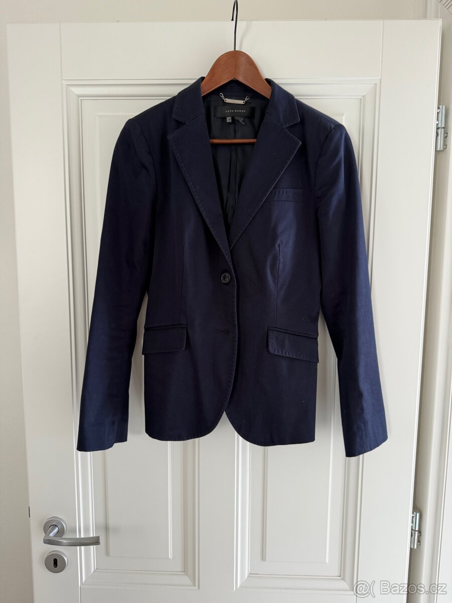 Tmave modre sako Zara vel. 40