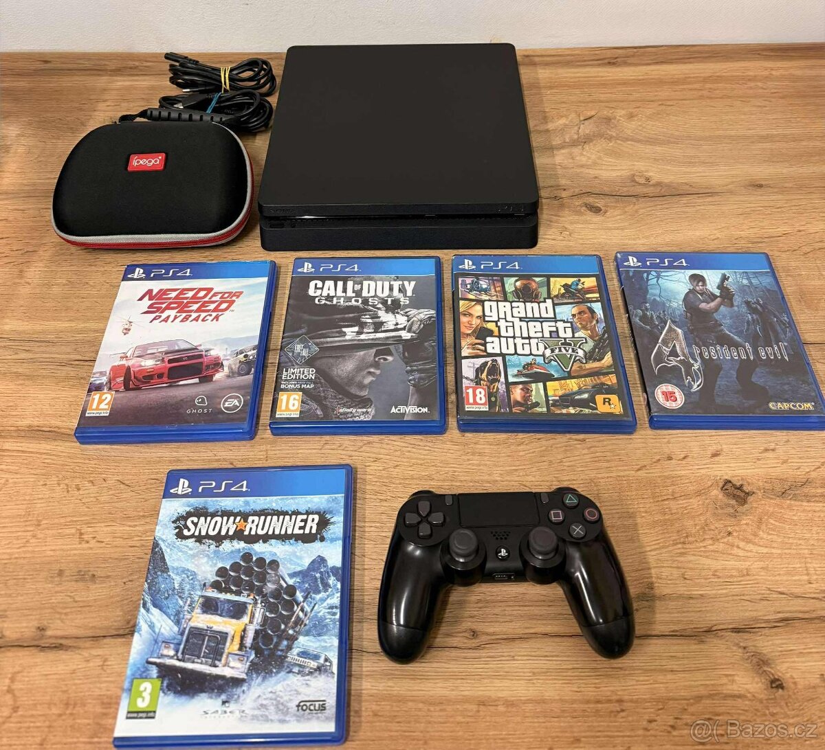 Playstation 4 slim1TB +5xhra