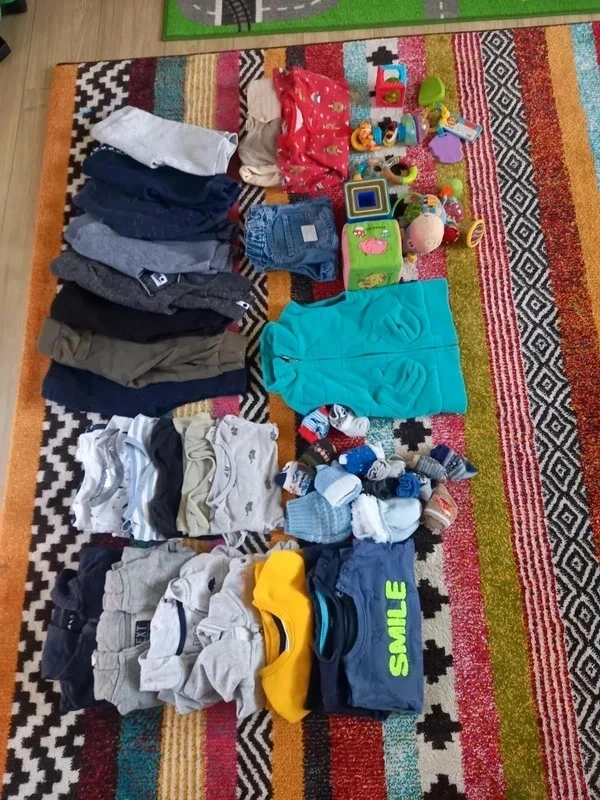 Set podzimního oblečení pro chlapečka 74