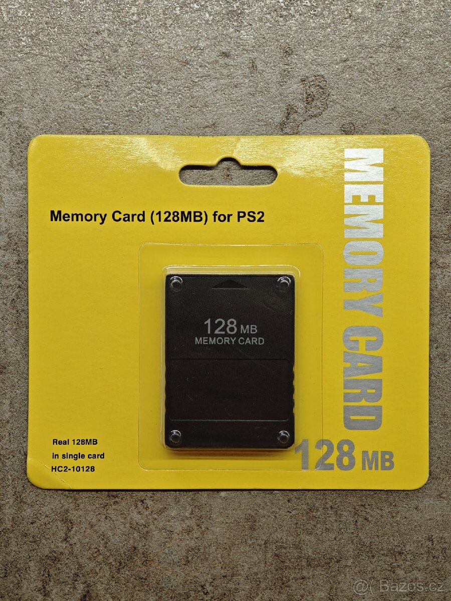 Nová paměťová karta PlayStation 2, PS2 (128MB)