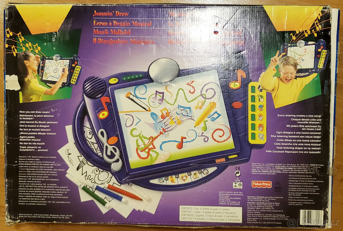 Fisher-Price Hudební kreslící tabulka Jammin' Draw