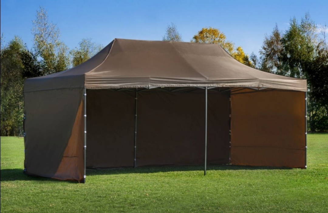 Nůžkový stan HNĚDÝ - Pronájem