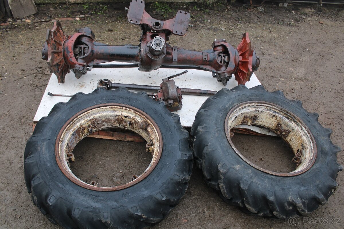 Zetor 7245 přední náprava převodovka kola kardan šrouby