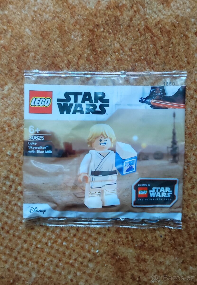 Prodám lego polybag Luke Skywalker with Blue Milk