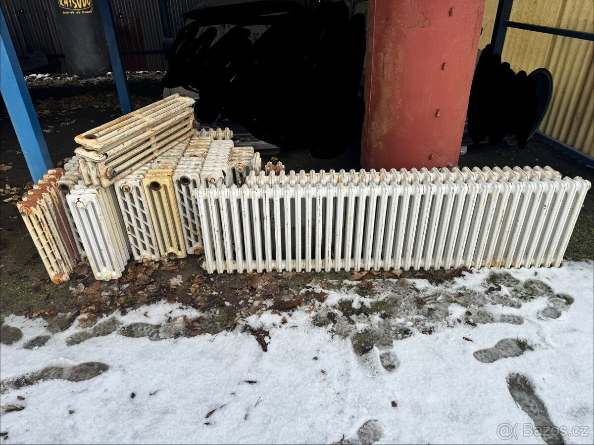 Litinové radiátory LEVNĚ