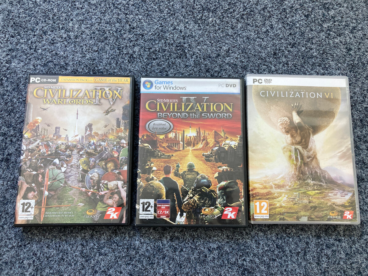 PC Sid Meiers Civilization kolekce her