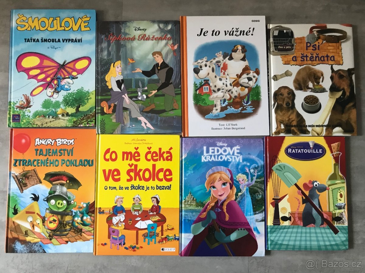 8 dětských knih za výhodnou cenu