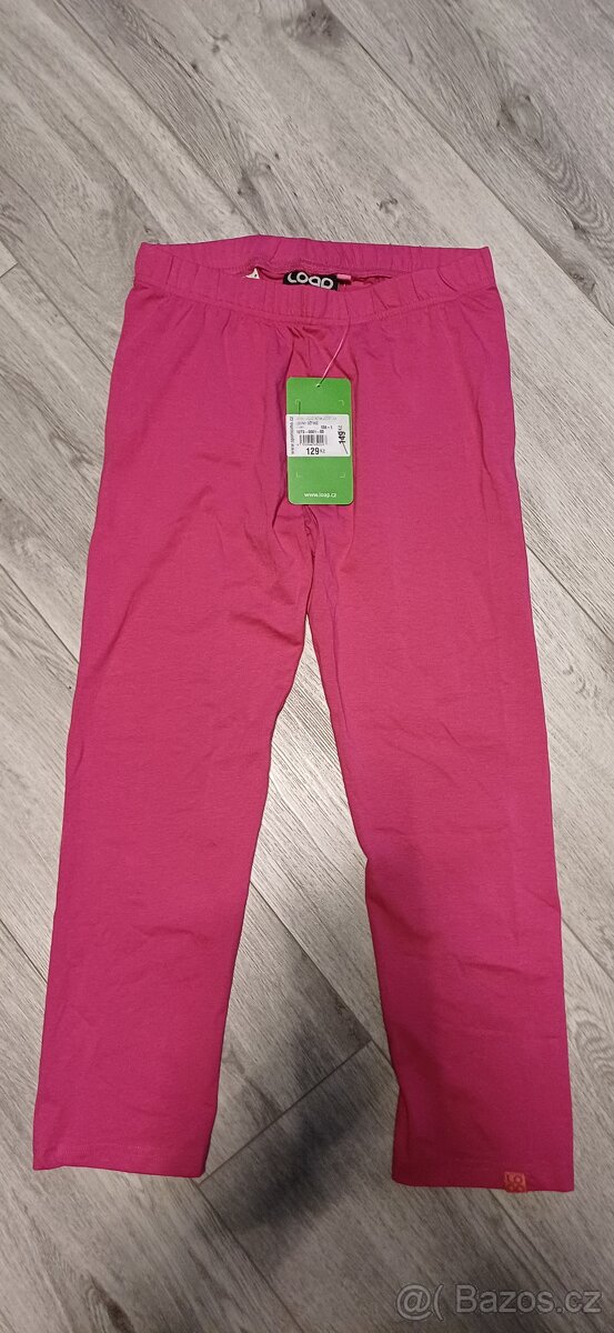 Dívčí nové tříčtvrteční kalhoty Loap, vel 158/164