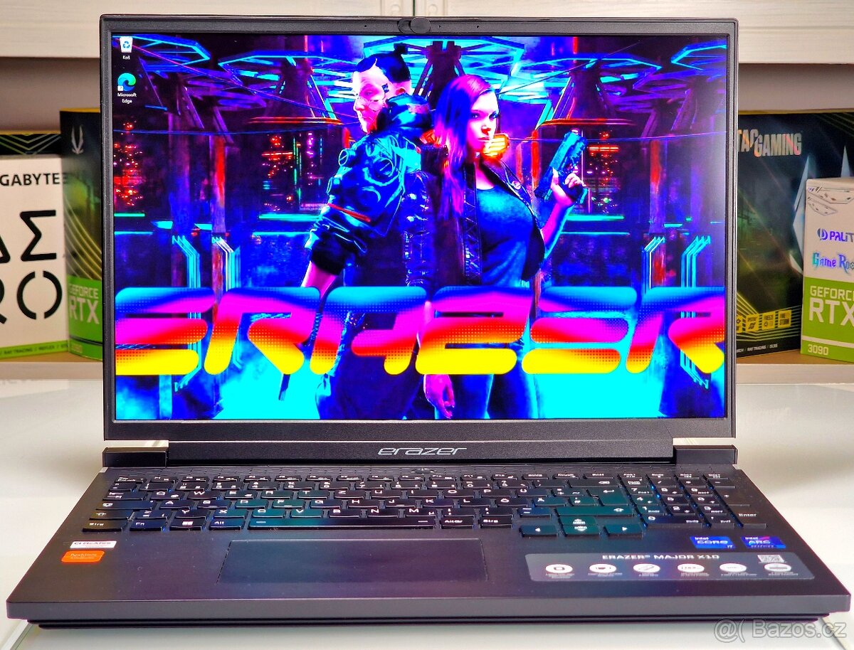 Herní notebook ERAZER | 16" QHD+ 165Hz | i7-12700H | DDR5 -