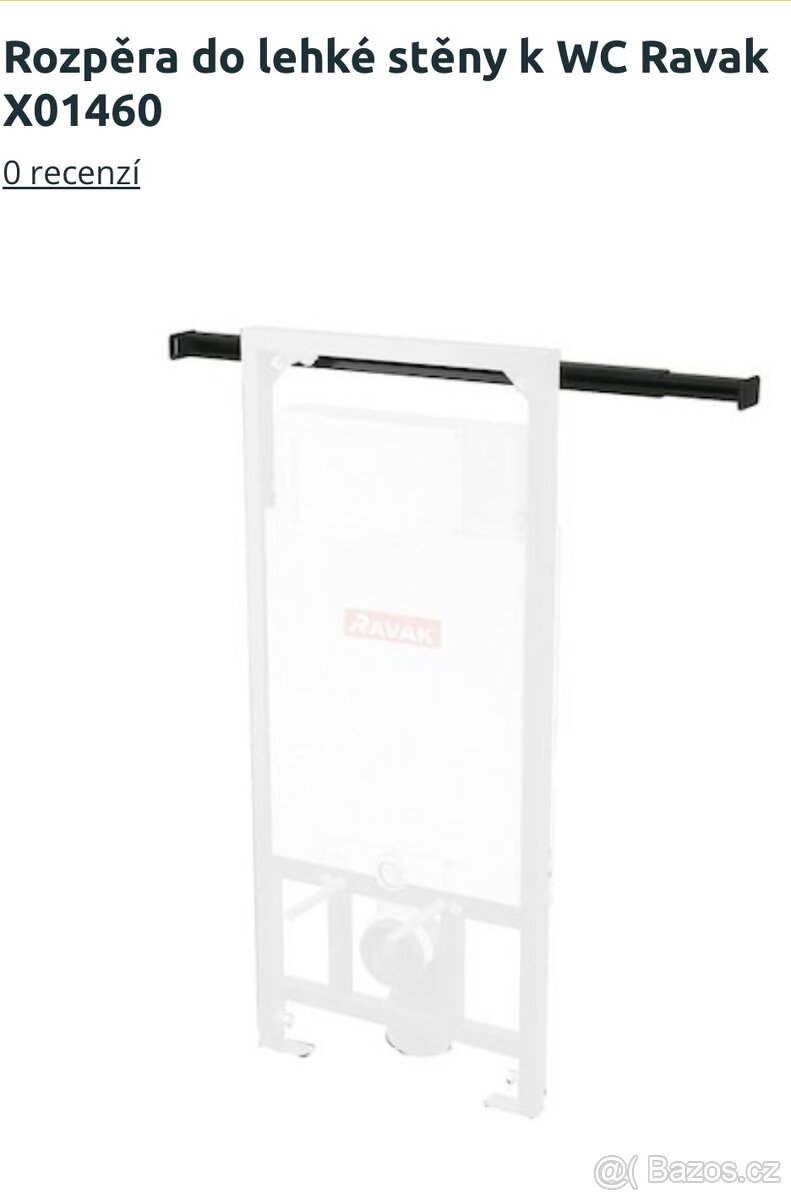 Rozpěra do stěny k WC