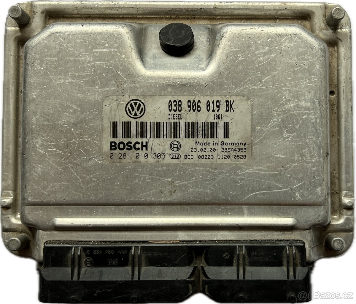 Řídící jednotka 1.9 TDI 85 kW -> 111 kW - 038 906 019 BK