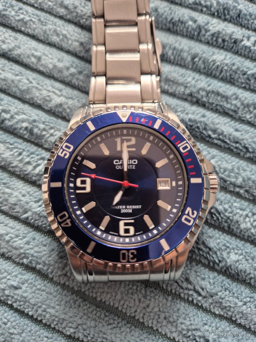 Pánské hodinky Casio MTD 1053 vodotěsné