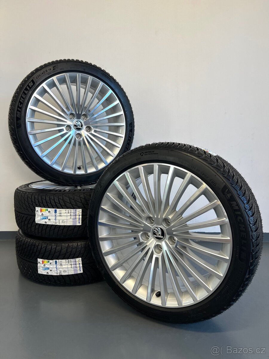 ❄️ Zimní Alu kola Cepeus, Škoda Superb 3, 5x112 r19