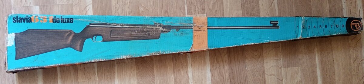 Vzduchovka Slavia 631 de luxe v pův.. obalu