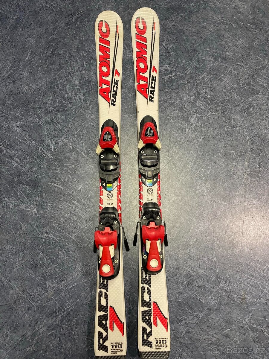 dětské lyže Atomic Race 7 v délce 110cm