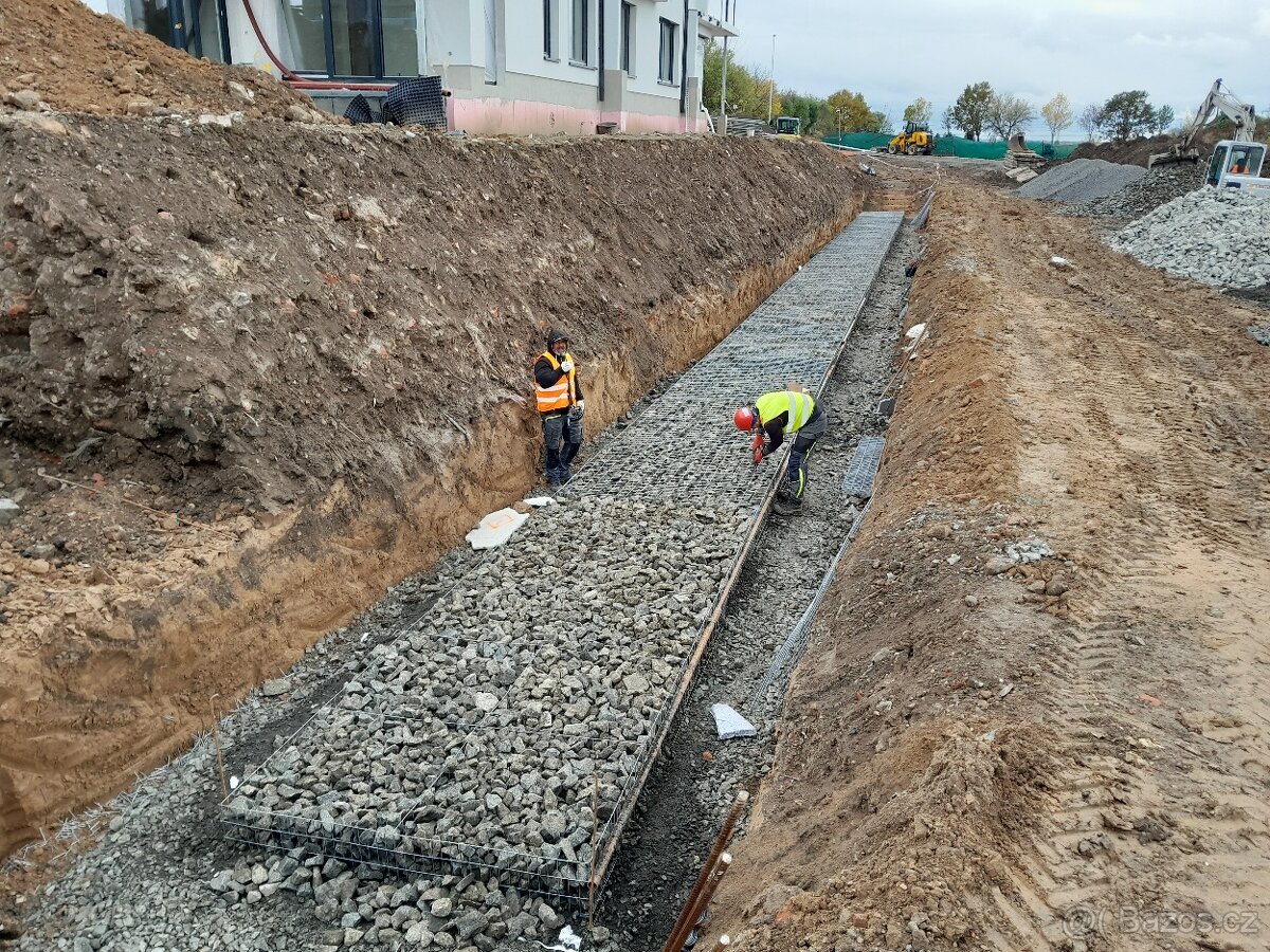 Nabídka práce - stavba gabionů -