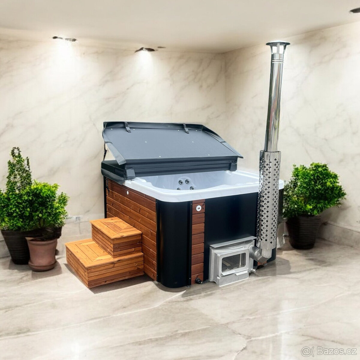 Akrylátová venkovní viřivka Marivox, hot tub, koupací sud