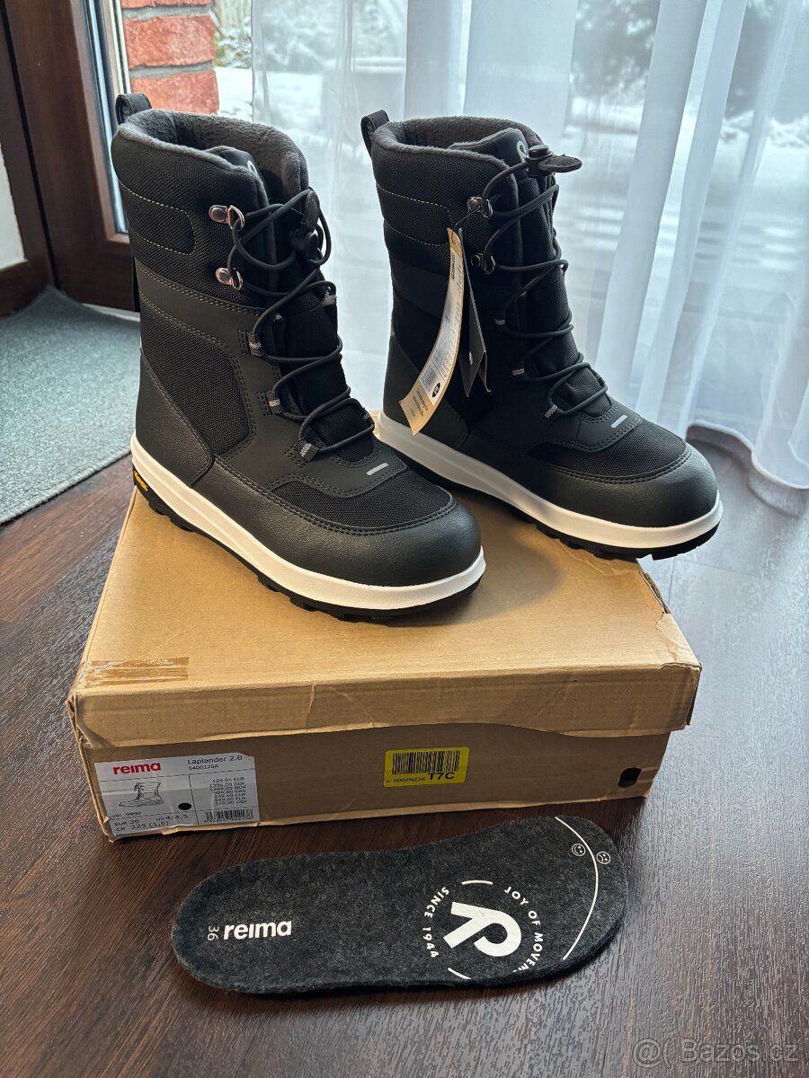 Nové Zimní boty s membránou Reima Laplander 36