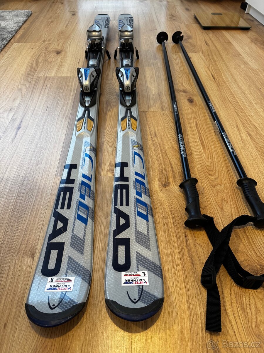 Lyže Head 160cm ,lyzarske hole
