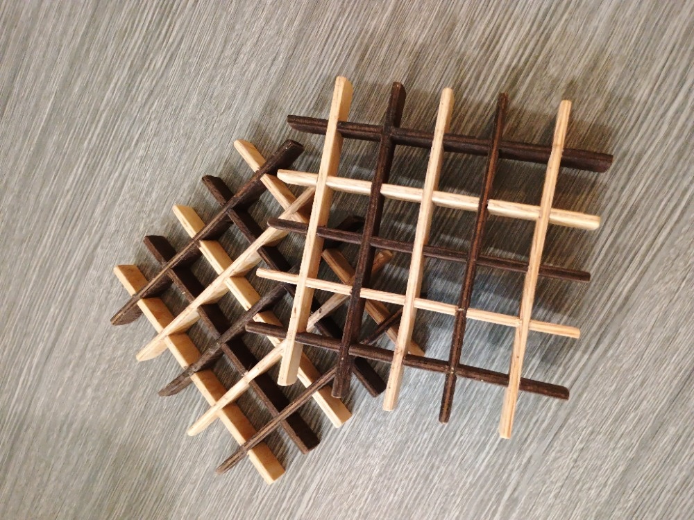 Dřevěné podložky dvoubarevné