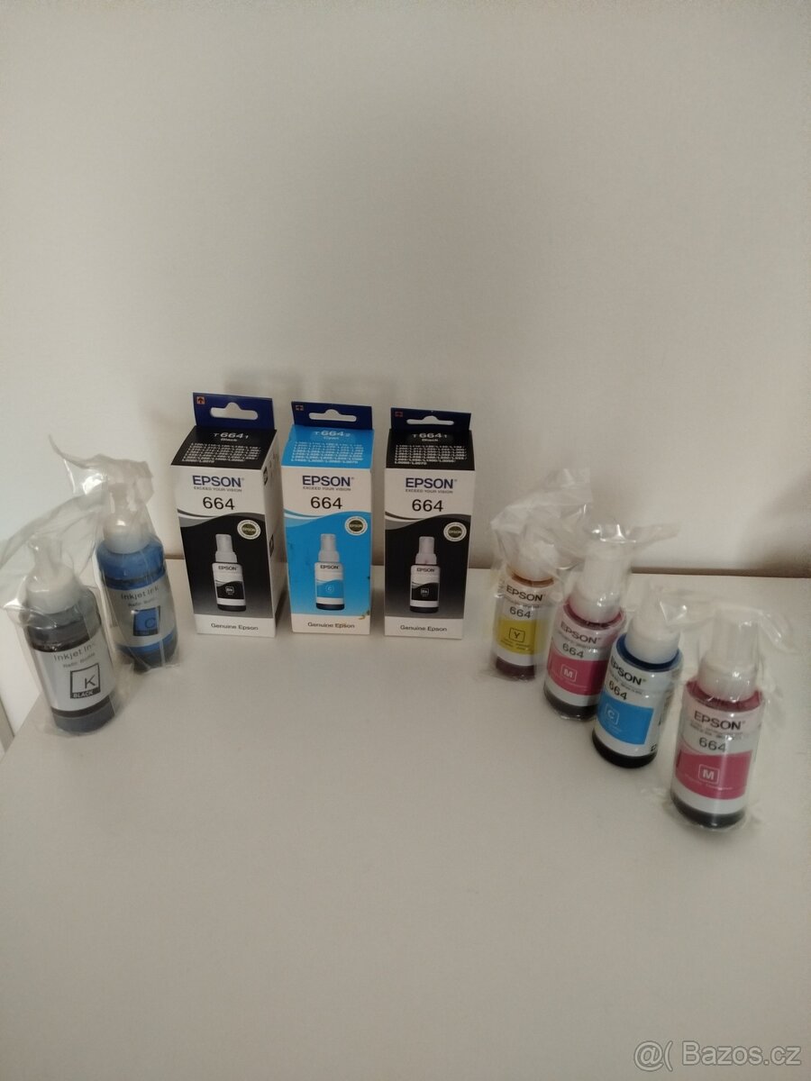 Epson doplňující barvy set nové.