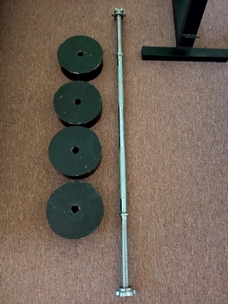 Prodám kotouče+osu,71kg