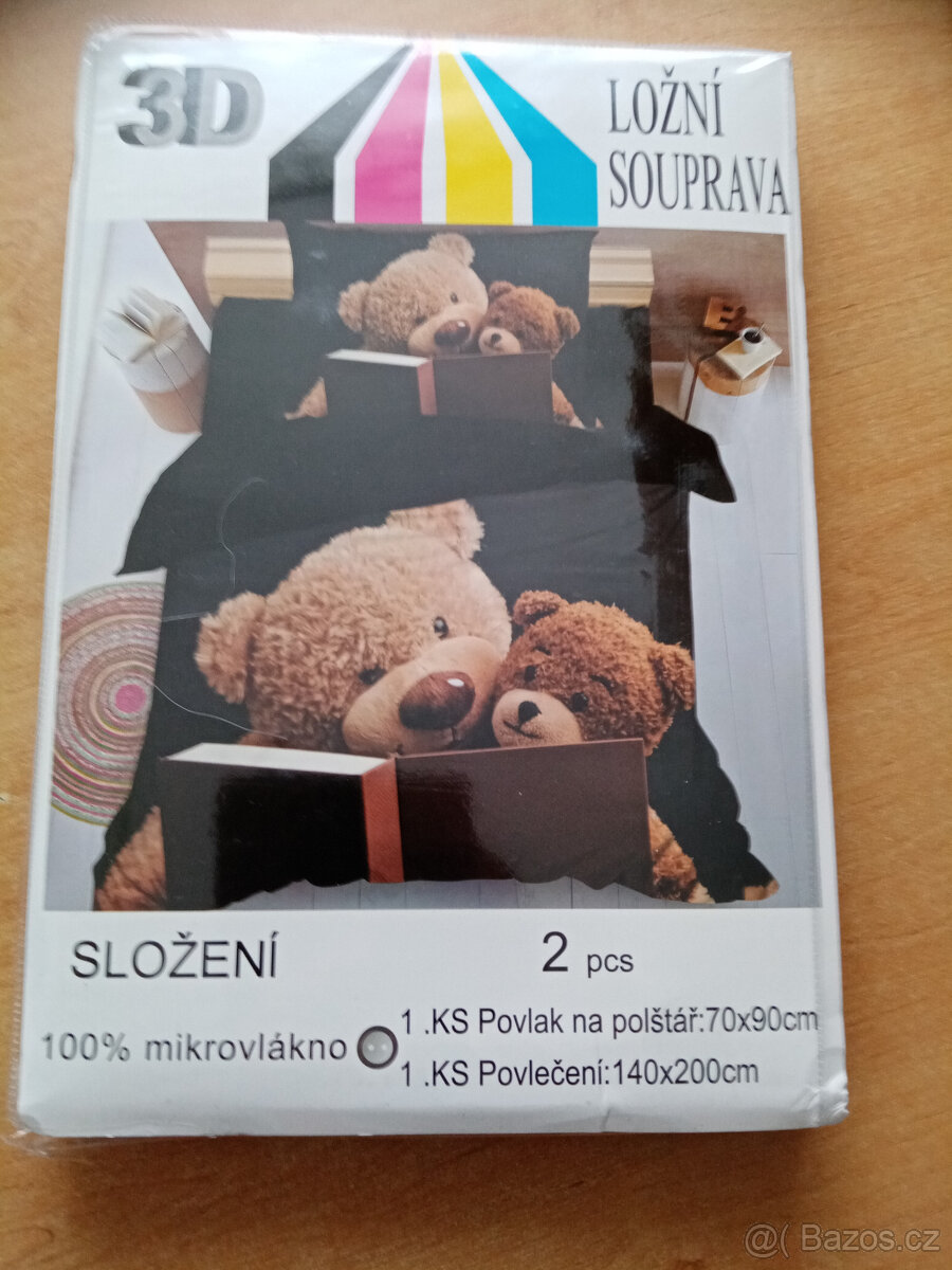 2x povlečení pro děti - nové