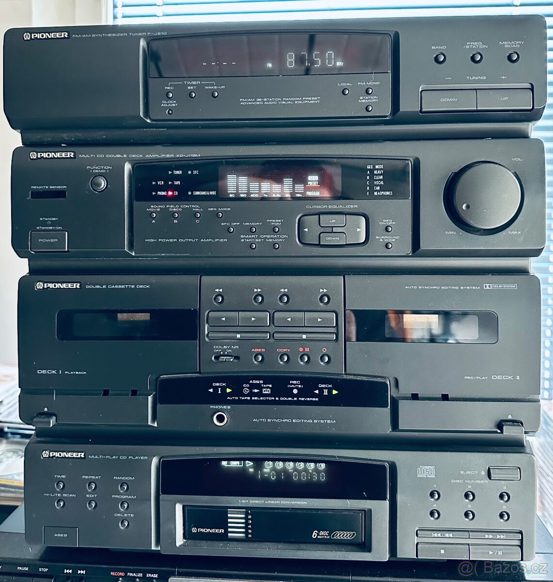 PIONEER XD-J115M a Tuner F-J210