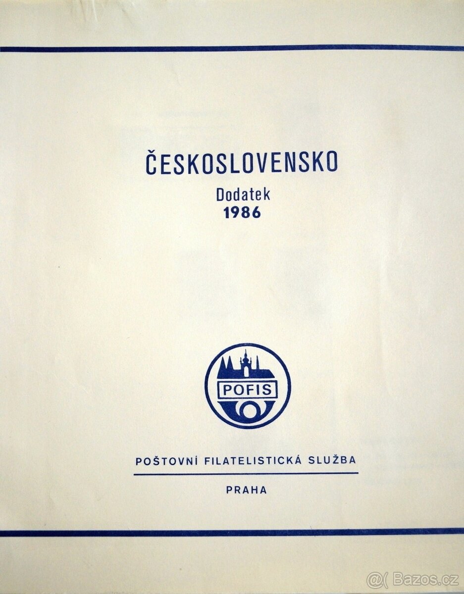 ČSR 2 - KOMPLETNÍ ROČNÍK 1986 - svěží na listech Pofis