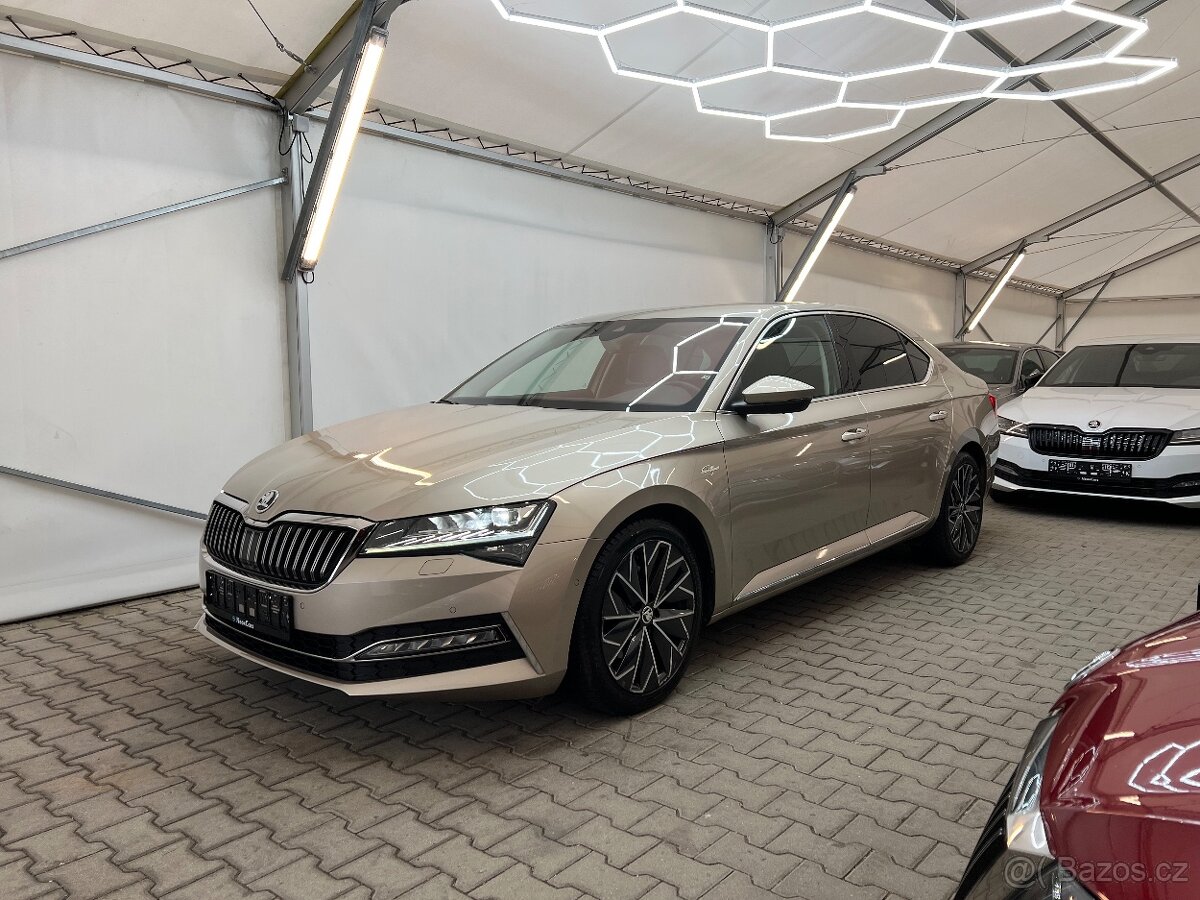 Škoda Superb III sedan 2.0TDi,140kW,DSG,4x4,L&K,Webasto,LED