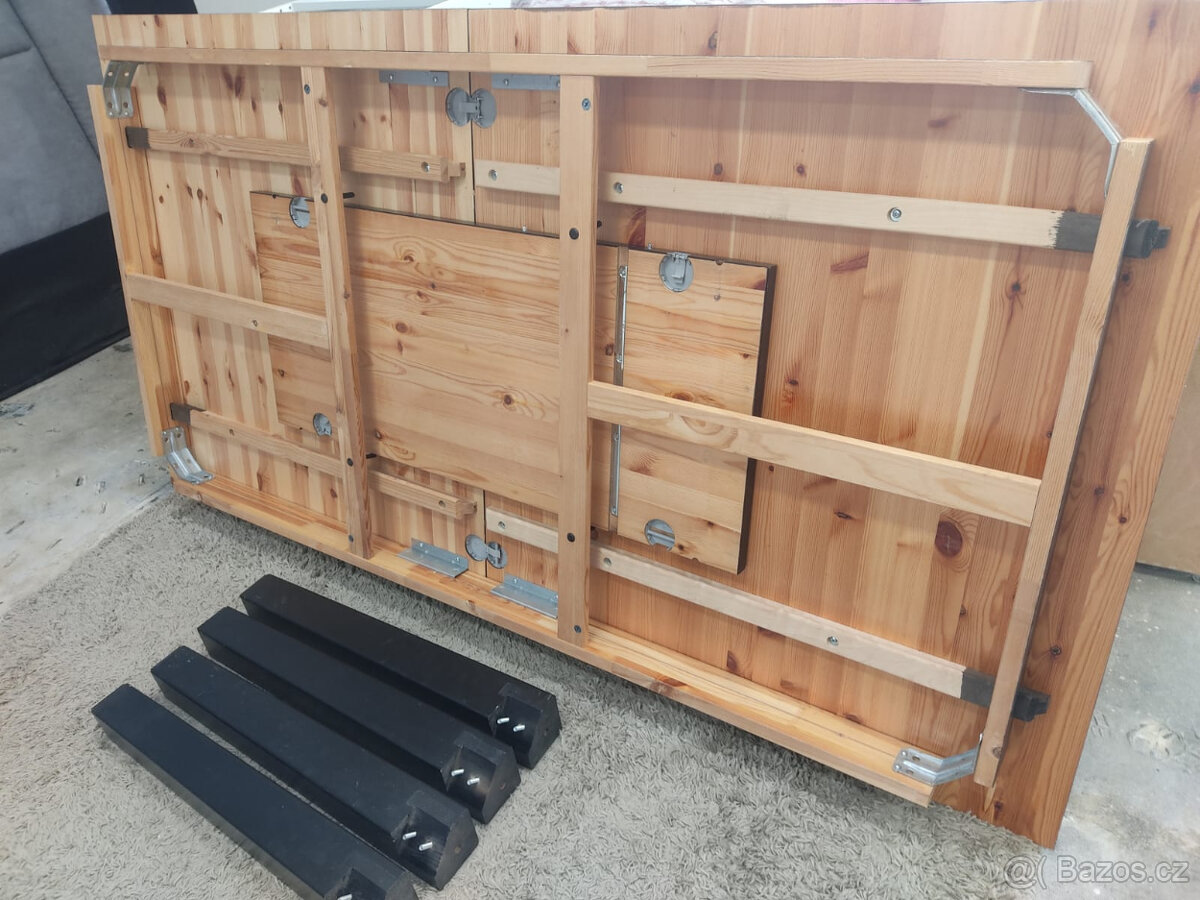 Ikea STORNÄS dřevěný rozkládací stůl hnědočerný