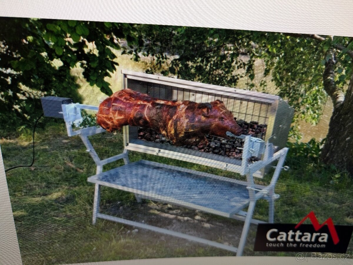 Gril na sele, kýtu, kuřata