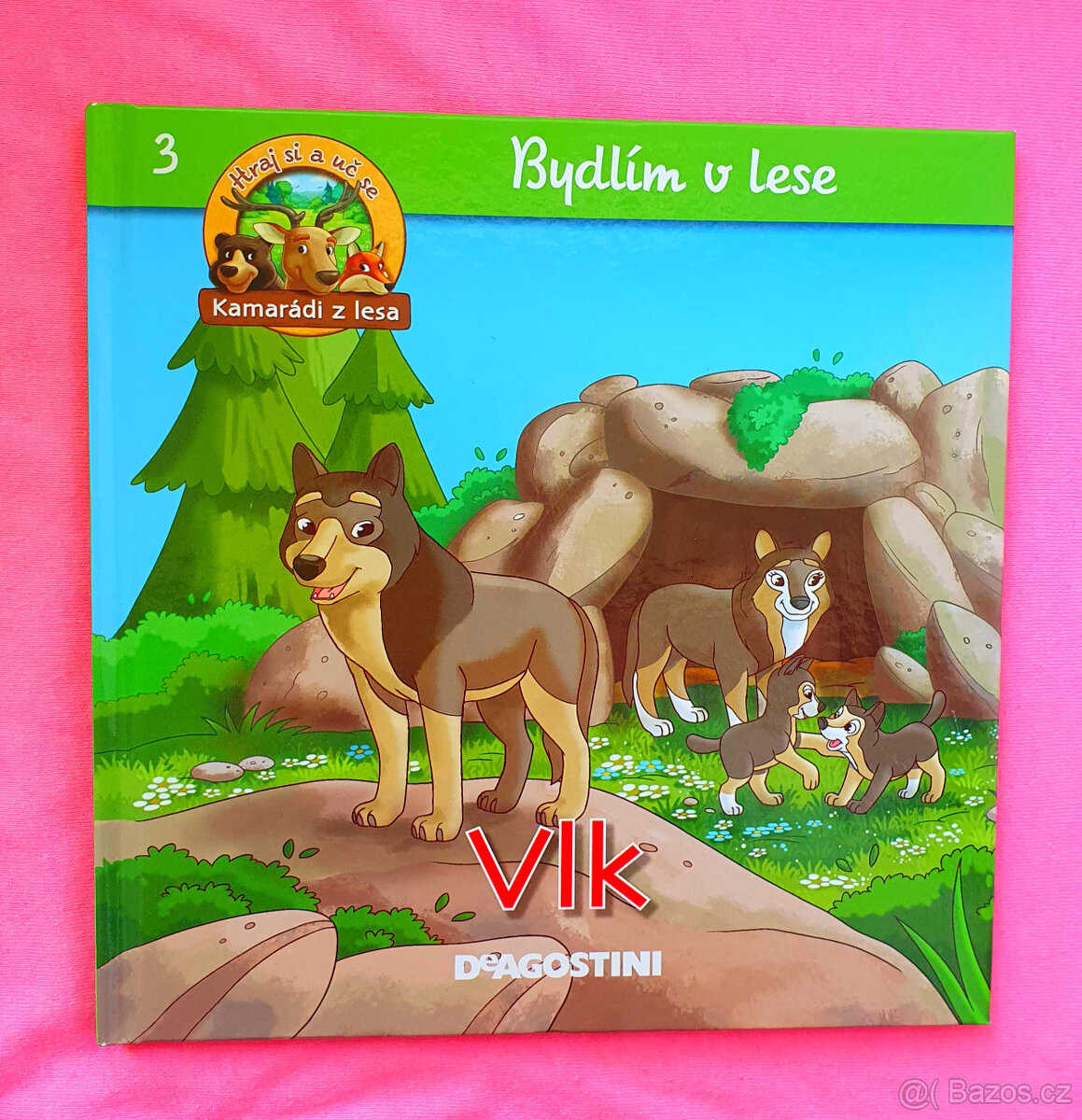 Bydlím v lese.Vlk.