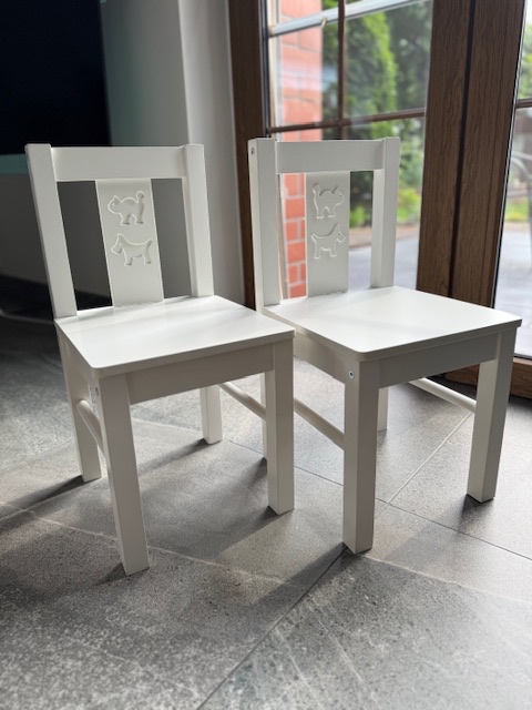 Dětská židlička IKEA KRITTER bílá