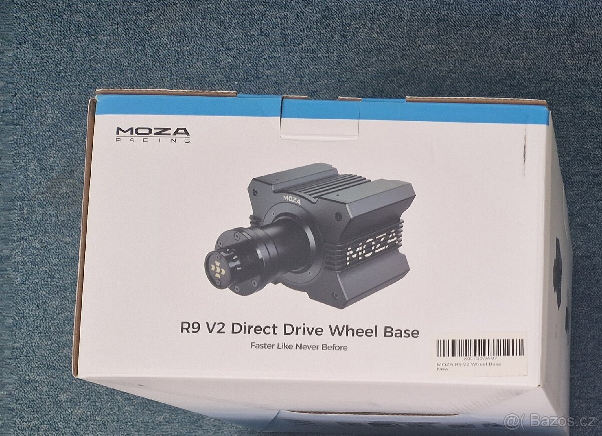 Moza r9 v2 wheel base na prodej-TOP stav