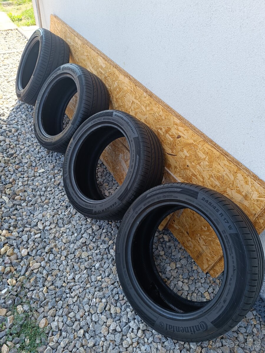 sada Continental ContiSportContact 5 245/45/r17 6+mm vzorek