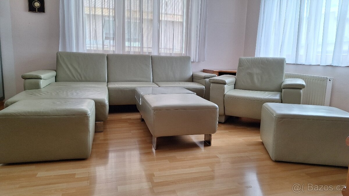 Kožená sedací souprava