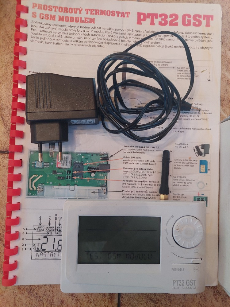 Prodám prostorový termostat PT32 GST
