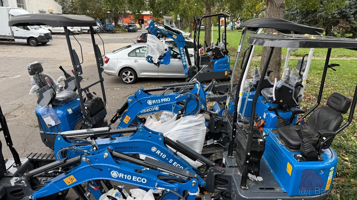 Minibagr RIPPA R15 ECO motor Kubota