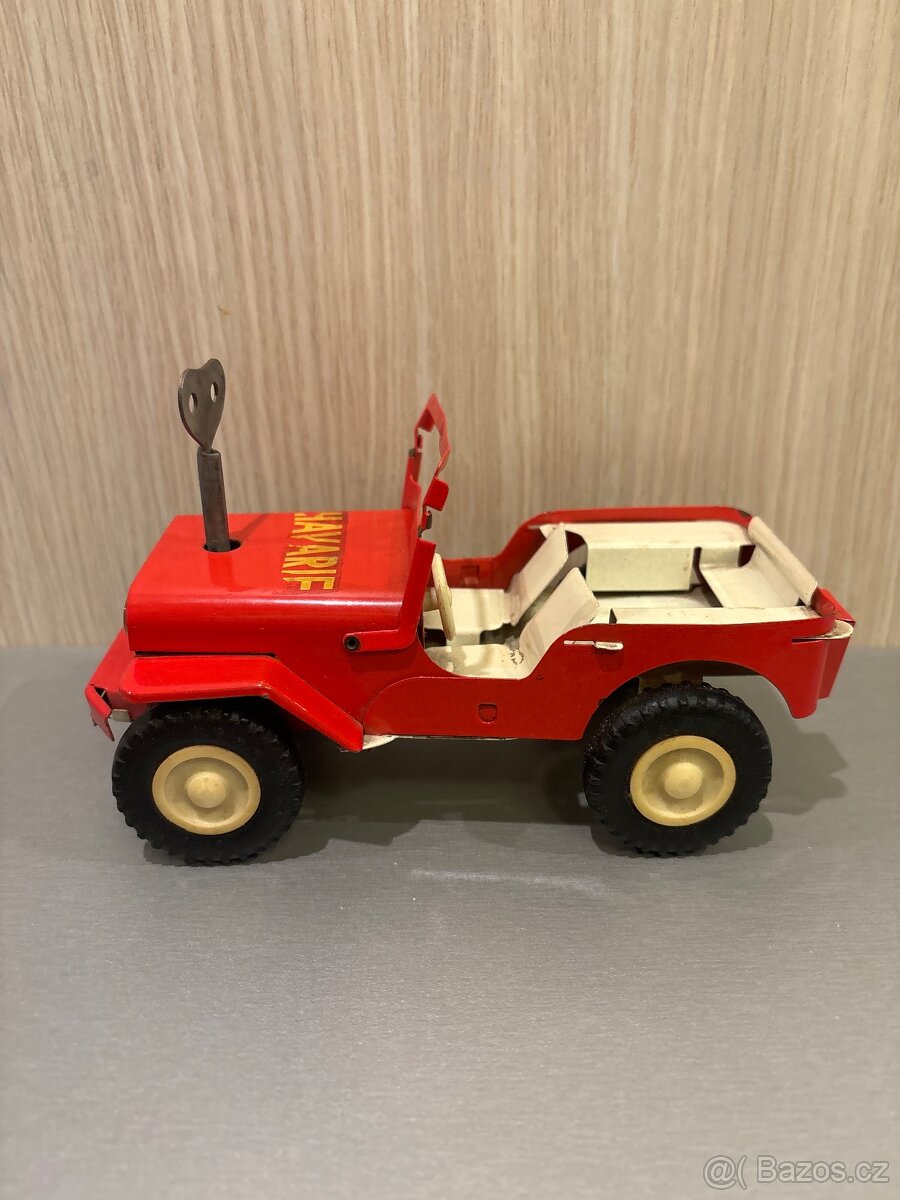 Staré funkční autíčko -  JEEP
