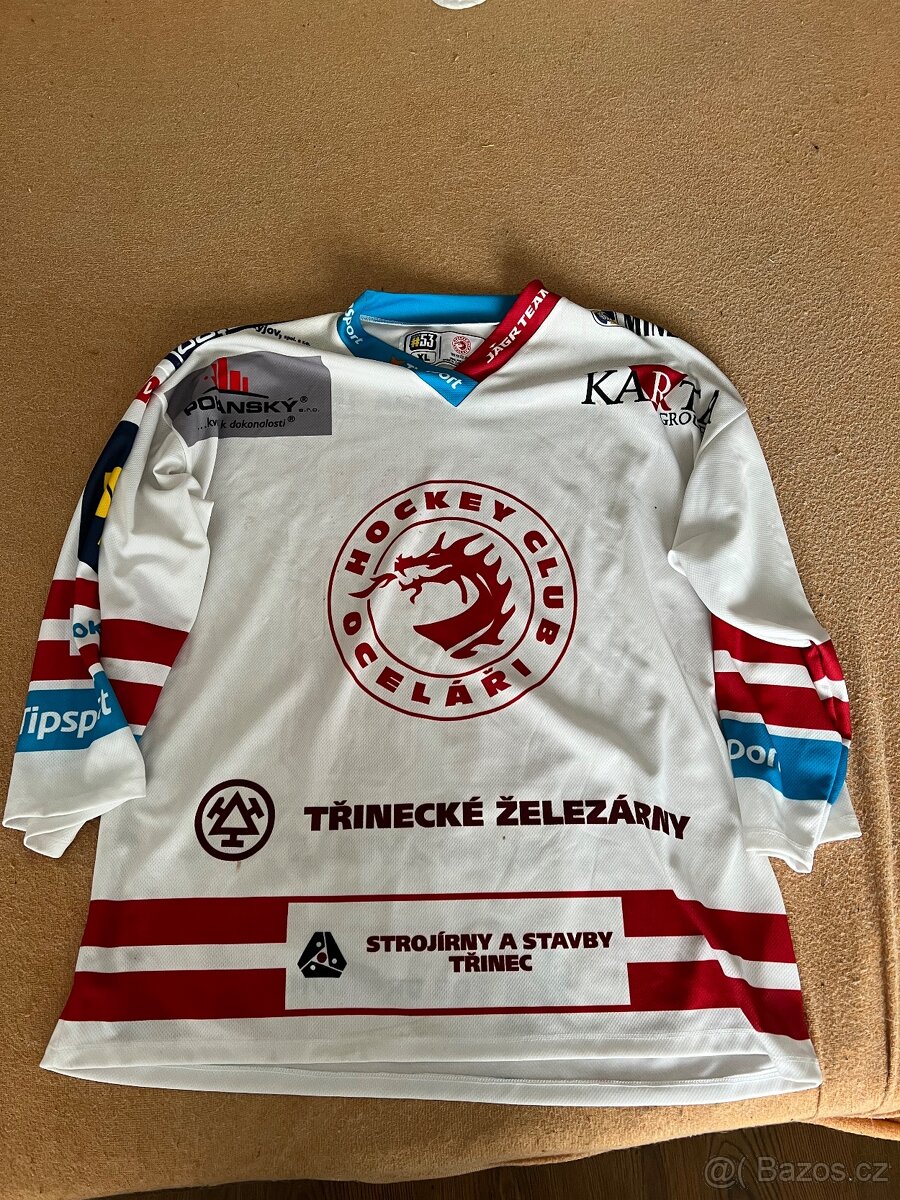 Hokejový dres HC Oceláři Třinec 23 Polanský XL