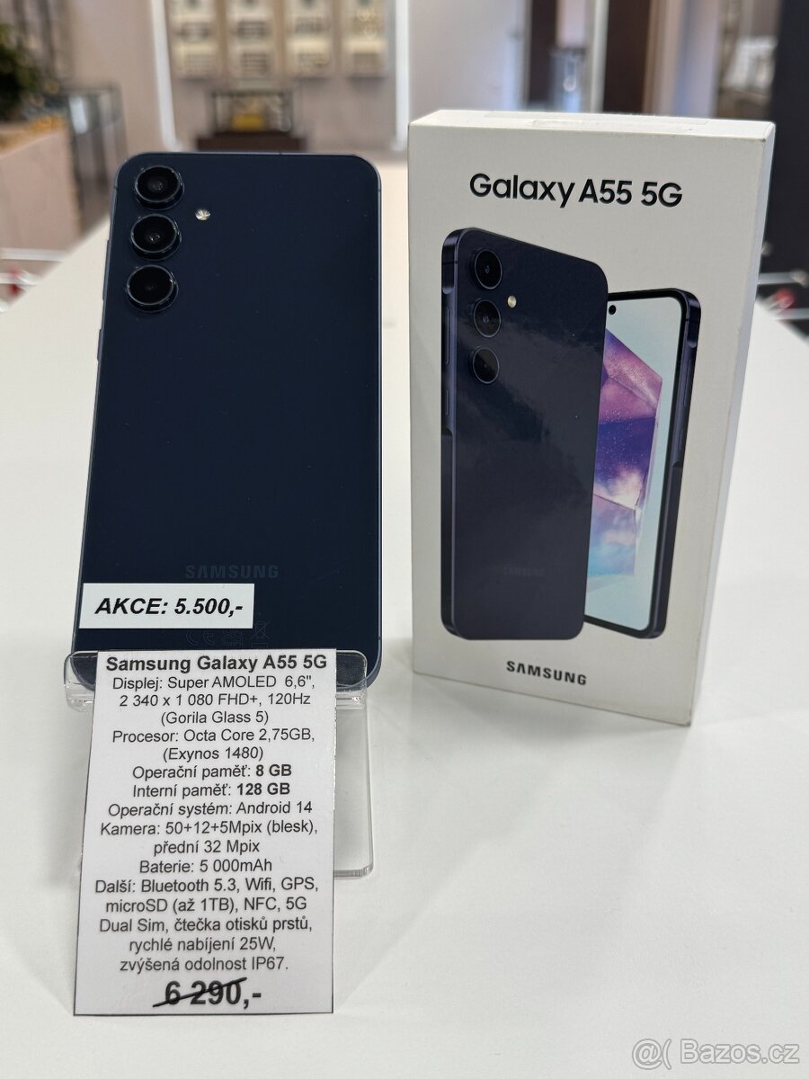 Samsung Galaxy A55 5G, 128GB Black